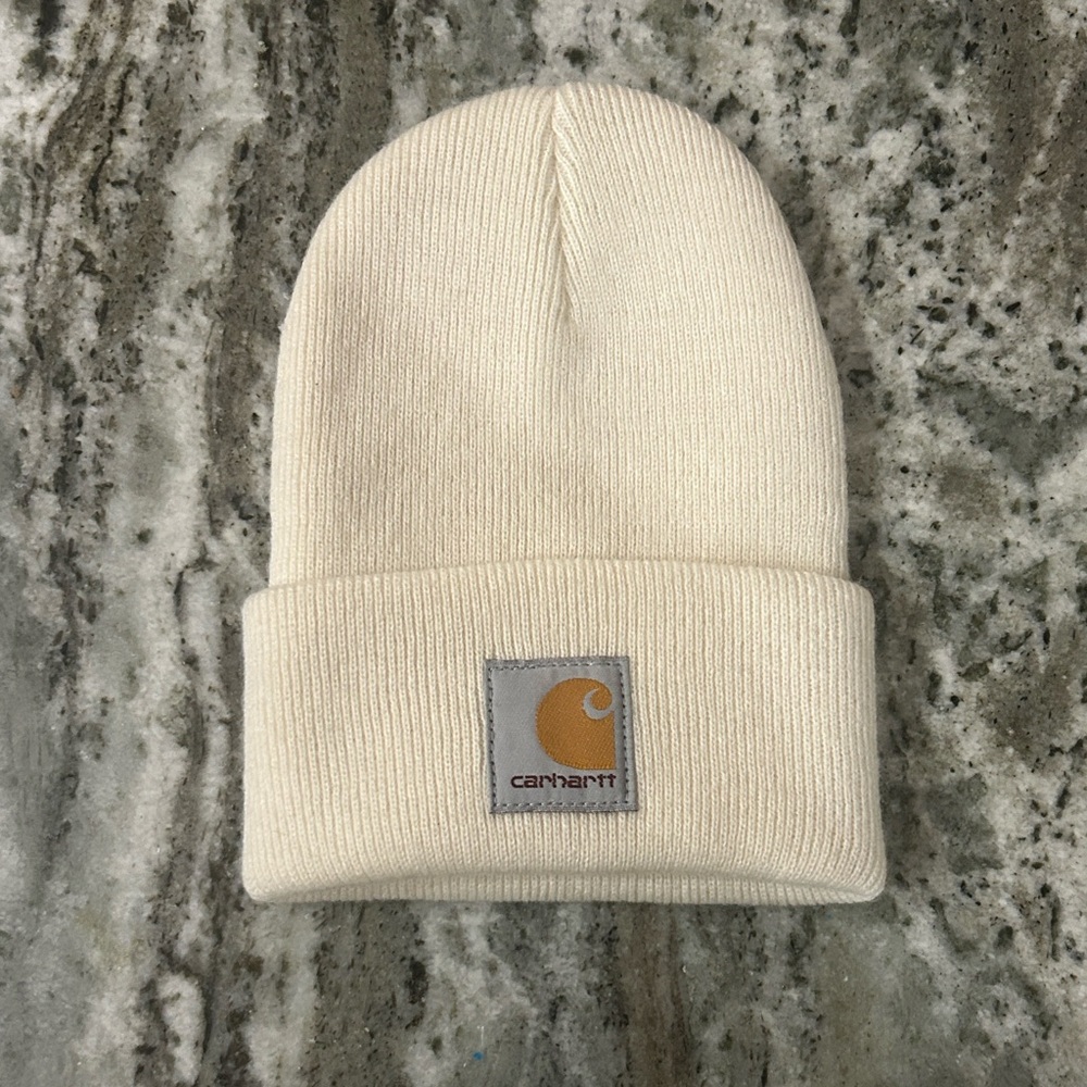 Infant Carhartt Off-White Knit Beanie
